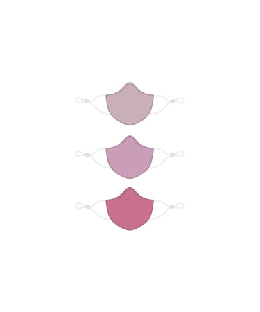 3 Tailored Masks mask Caraa Junior in Berry Colors