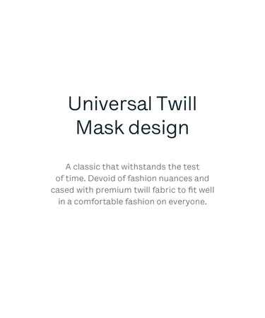 5 Universal Twill Masks mask Caraa