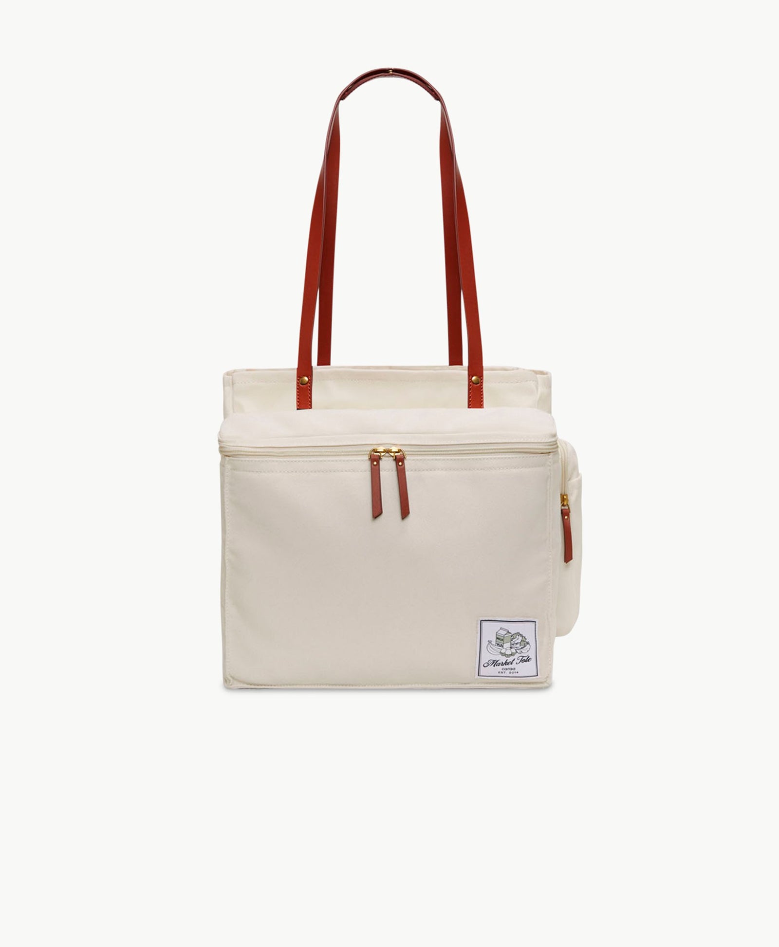 Caraa Market Tote in Ivory