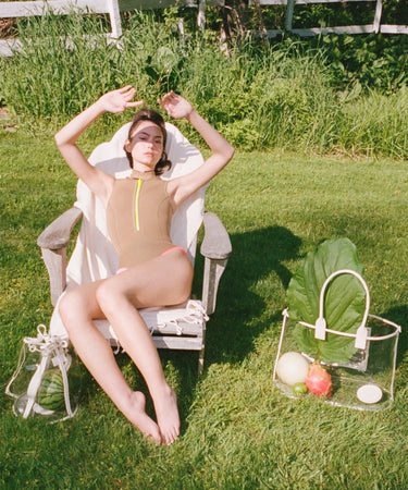 Pool Tote Mint Sample Bag Caraa