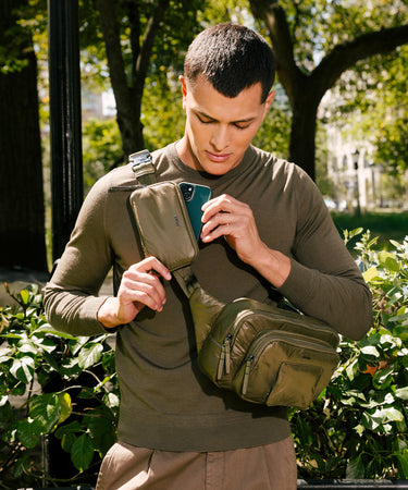 Baby Changing Sling Nylon Bag Caraa