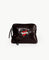 Baby Pouch Embroidered in Black