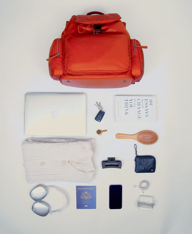 Caraa x Free People Rucksack Sherpa Cirrus Backpack Toffee/reddish Interior NEW Cirrus | Women main image 2