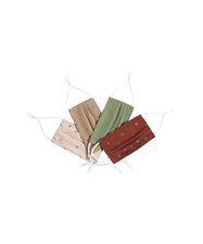 4 Iron-Free Printed Masks mask Caraa Kids in Rainbows