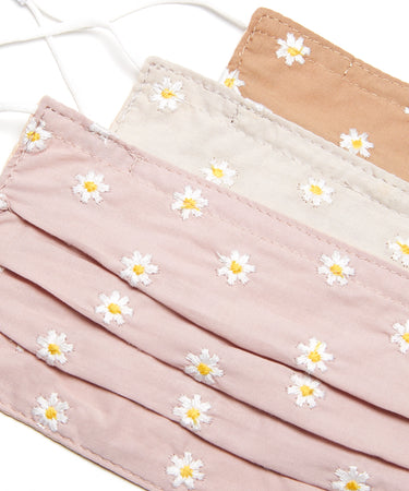 3 Universal Embroidered Masks mask Caraa