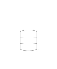 25 Pleated Mask Filters mask Caraa Kids in White