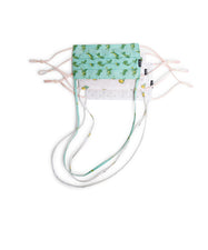 3 Universal 2 Printed Masks mask Caraa Adult in Teal Colors